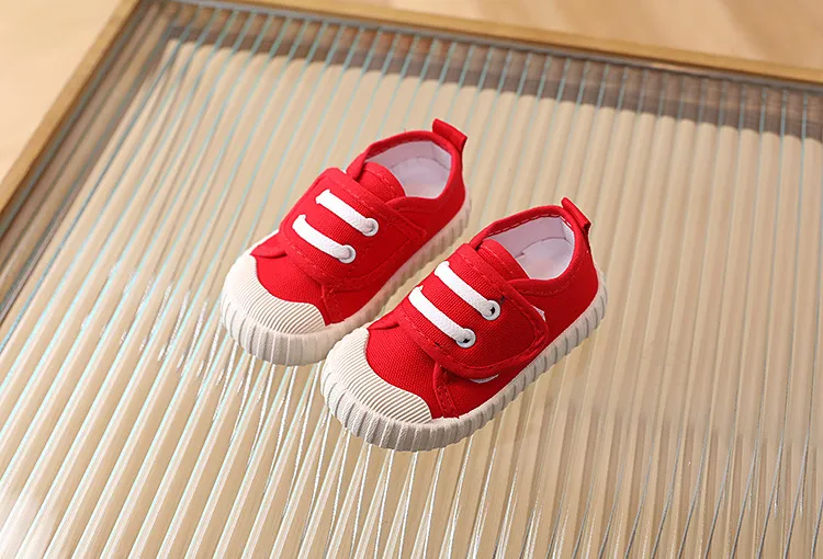 Childrens Canvas Sneakers Leopard Print Classic Casual Shoes_voghion.com