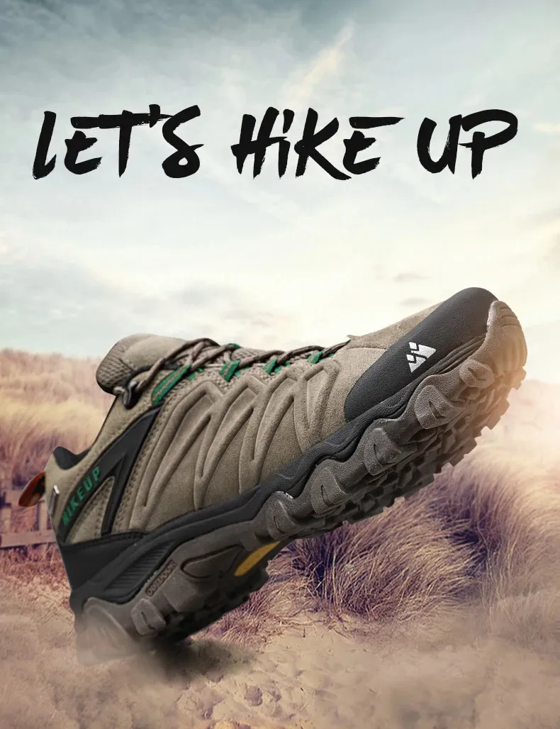 Herren Wanderschuhe Aus Leder Trekking Outdoor Kletterschuhe_voghion.com