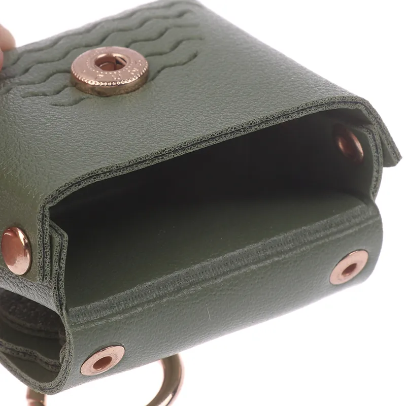 Creative Leather Frog Coin Purse Car Key Chain Pendant Bluetooth Headset Cute Keychain Mini Storage Bag_voghion.com