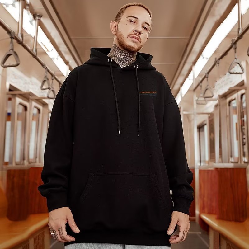 2024 Neue amerikanische Modemarke mit dicker Kapuze, lockerer Pullover in Übergröße, Herbst/Winter, Herrenmantel_voghion.com