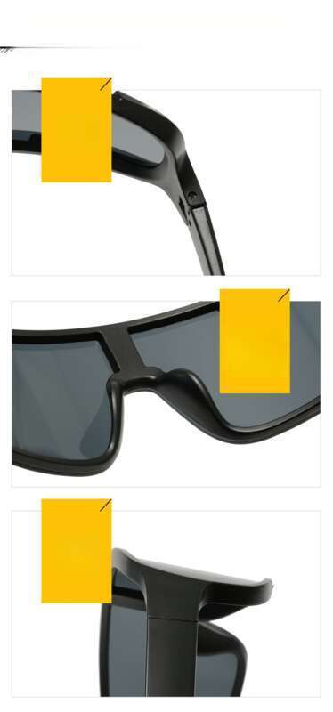 Fahrrad, Silber Bergsteigen, Nachtfahrten, Sonnenbrille, Einteilige Schutzbrille, Windschutzscheiben-Schutzbrille,_voghion.com