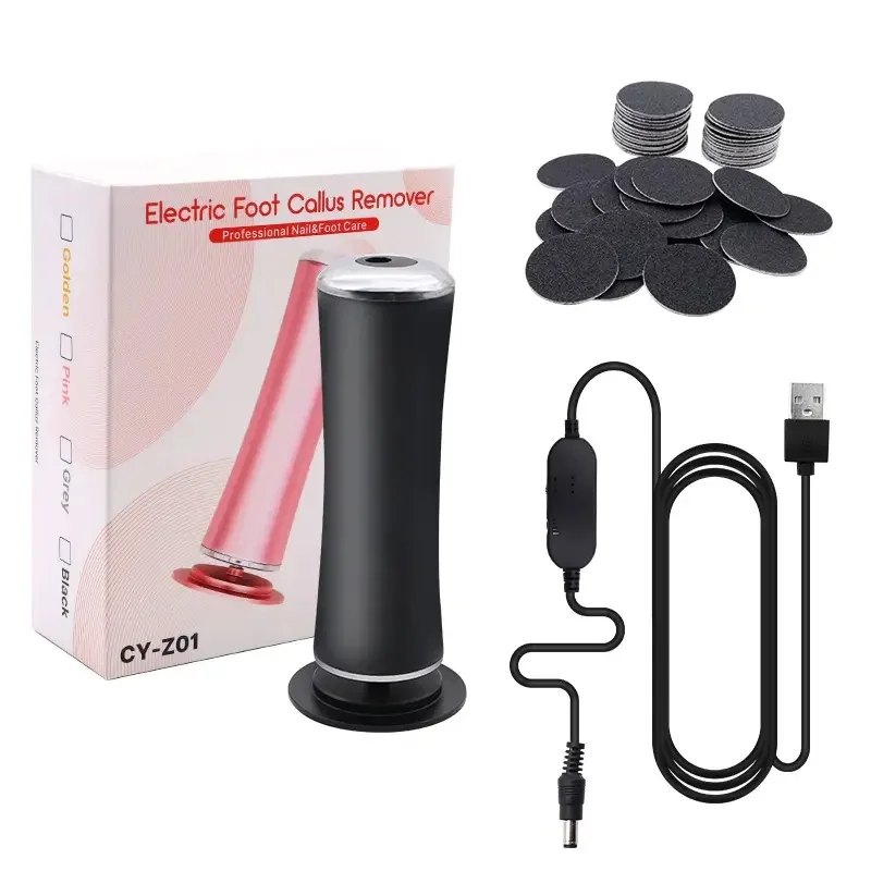 Râpe pieds électrique professionnelle soin pédicure avec usb_voghion.com