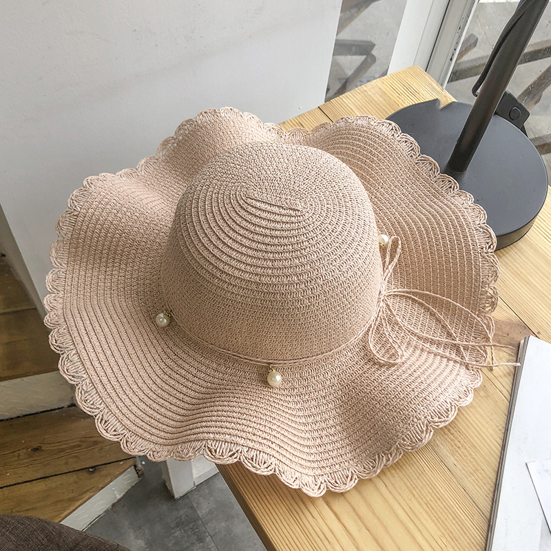Damen Strohhut Mit Großer Krempe Für Den Sommer Am Strand_voghion.com