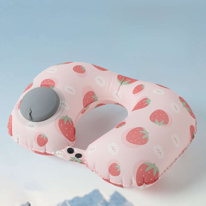 Inflatable U-shaped Travel, Portable Cooling Sensation, Office Nap Inflatable, Protective Pillow, Travel Three Treasures_voghion.com