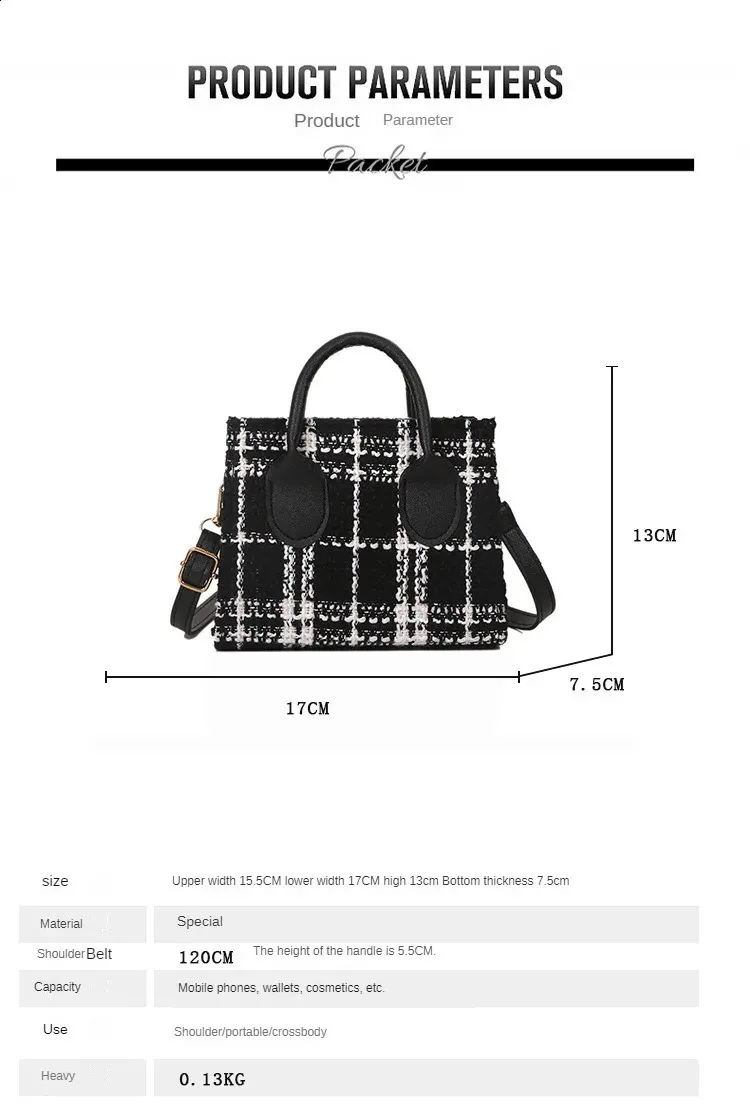Női mini kézitáska női tok divat csekk mintás váll keresztben Messenger könnyű, egyszerű, elegáns hordtáska_voghion.com