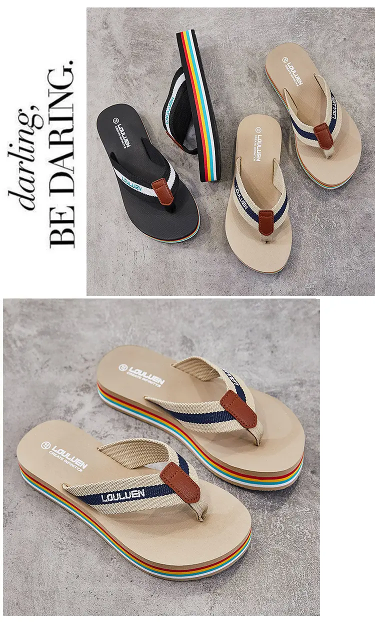 Infradito donna con plateau comode per la spiaggia e la casa_voghion.com