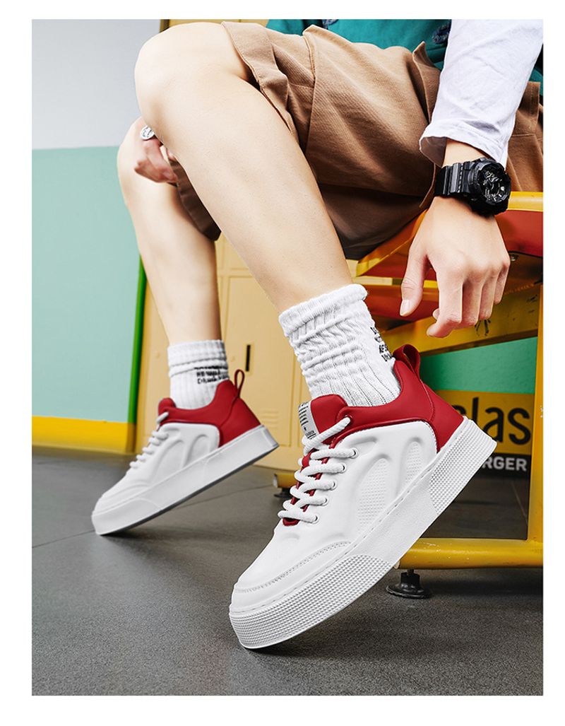 Low-top Casual Sneakers Fashion Men's Breathable Non-slip Wear-resistant Shoes_voghion.com