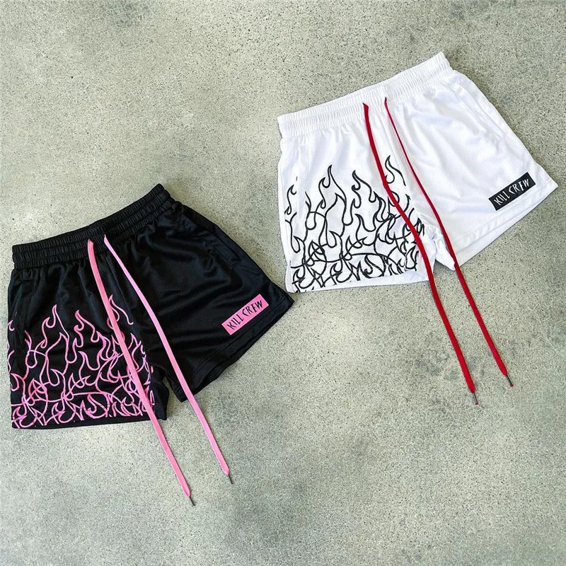 Successful Man Men's Basic Crewly Short Men Casual Mesh Breathable Basketball Running Quick-Drying Kill Crewliness_voghion.com