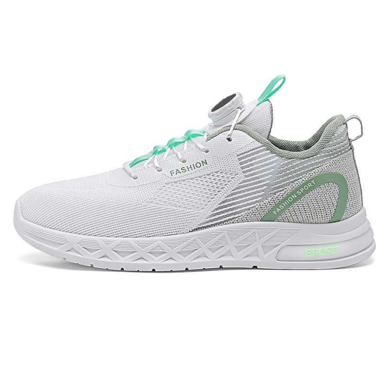 Men's 2024 summer new breathable fashionable mesh men's trendy and versatile rotating buckle sports shoes_voghion.com