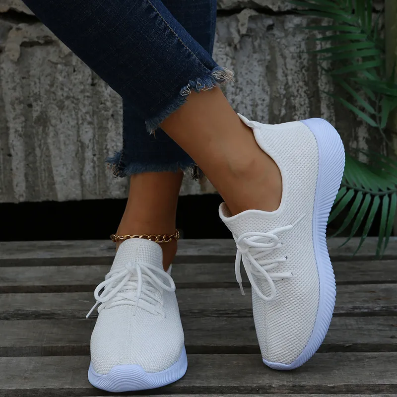 Women's Breathable Walking Shoes Non-slip Comfortable Trainers_voghion.com