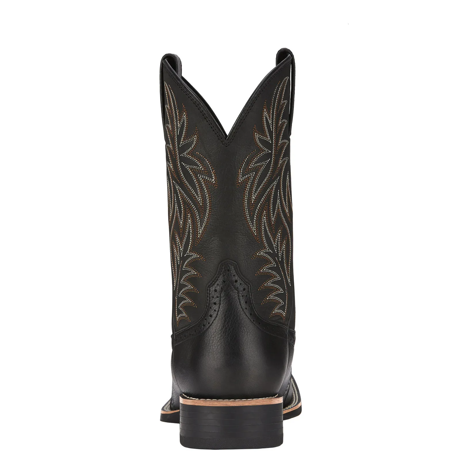 Men High Boots Embroidery Retro Handmade Mens Western Cowboy Boot Pointed Toe Hand ing Outdoor Shoes 241028_voghion.com