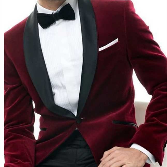 Neue, minimalistische Anzugjacke aus Samt für Herren_voghion.com