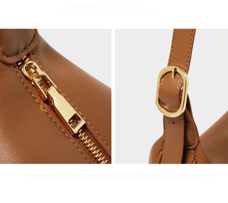 Leather Dumpling Shoulder Bag For Women High-end Crossbody Style_voghion.com