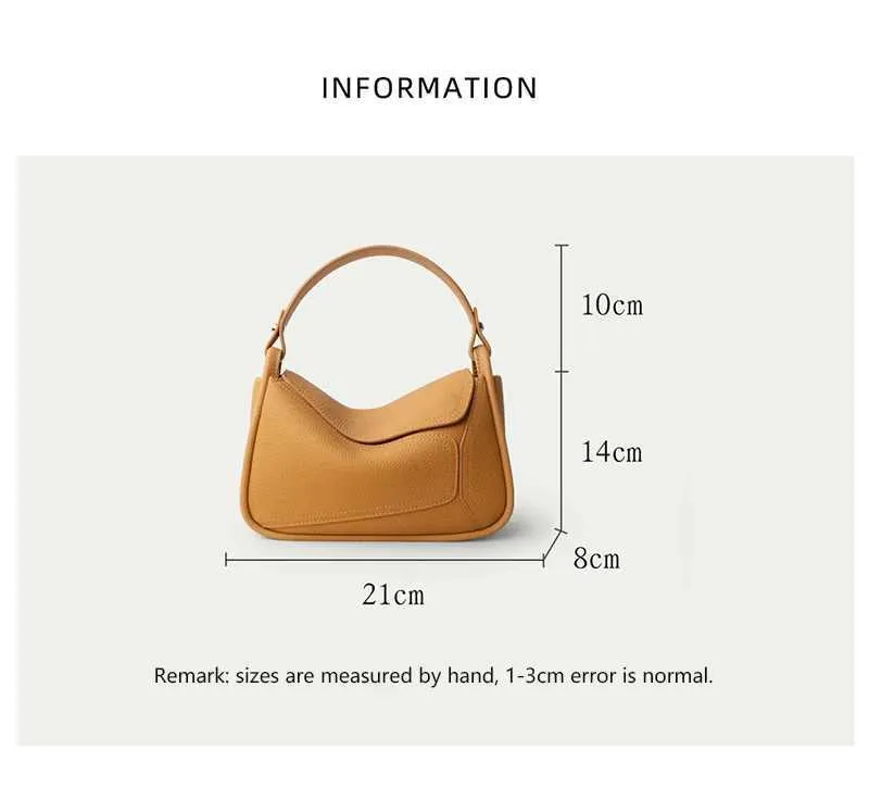 Famicare Borsa da donna in vera pelle di vacchetta Piccola borsa da donna a tracolla Borsa da pranzo con design geometrico Borsa a tracolla Messenger_voghion.com