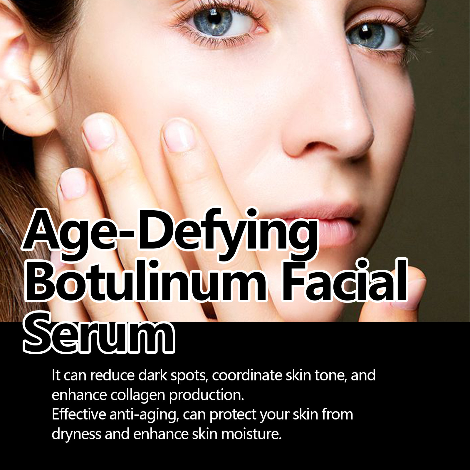 Le liquide d'essence facial anti-âge Hoygi peut éclaircir les rides des pattes d'oie, réduire les taches brunes, rendre la peau ferme et élastique_voghion.com