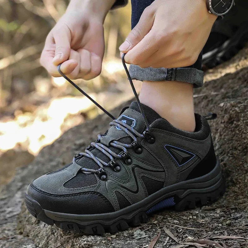 Herren Wanderschuhe Rutschfest Warm Outdoor Trekkingschuhe_voghion.com