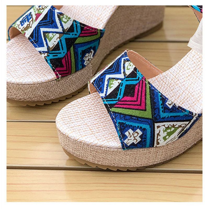 Hoge casual grote maat sandalen voor dames in lente en zomer Nieuwe veelzijdige dopamine-dragende outsiders-hellinghak_voghion.com