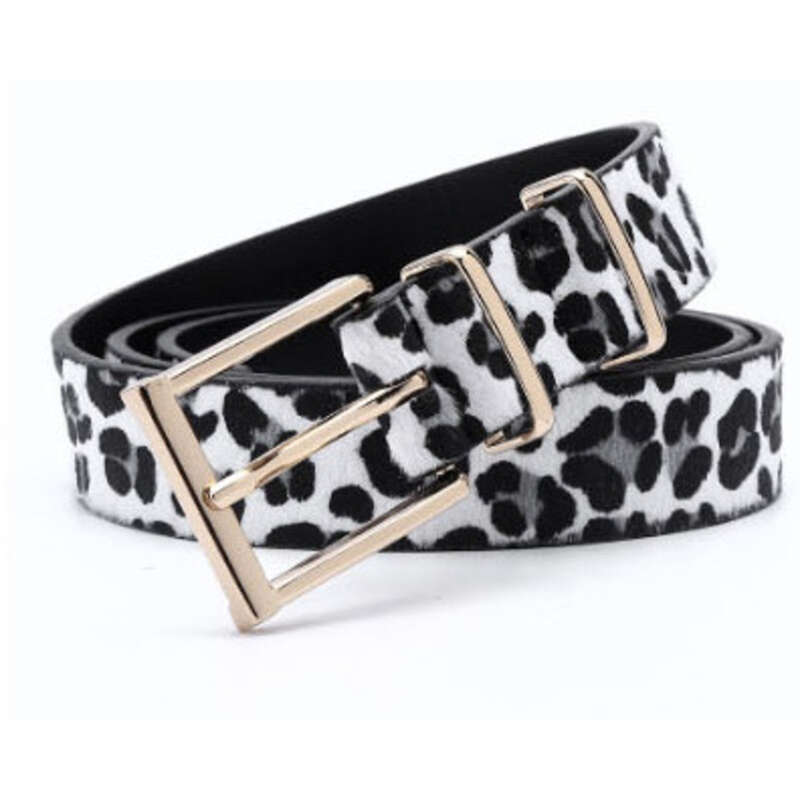Women's Creative Leopard Horsehair With Jeans New Women's Belts Leading The Trend_voghion.com