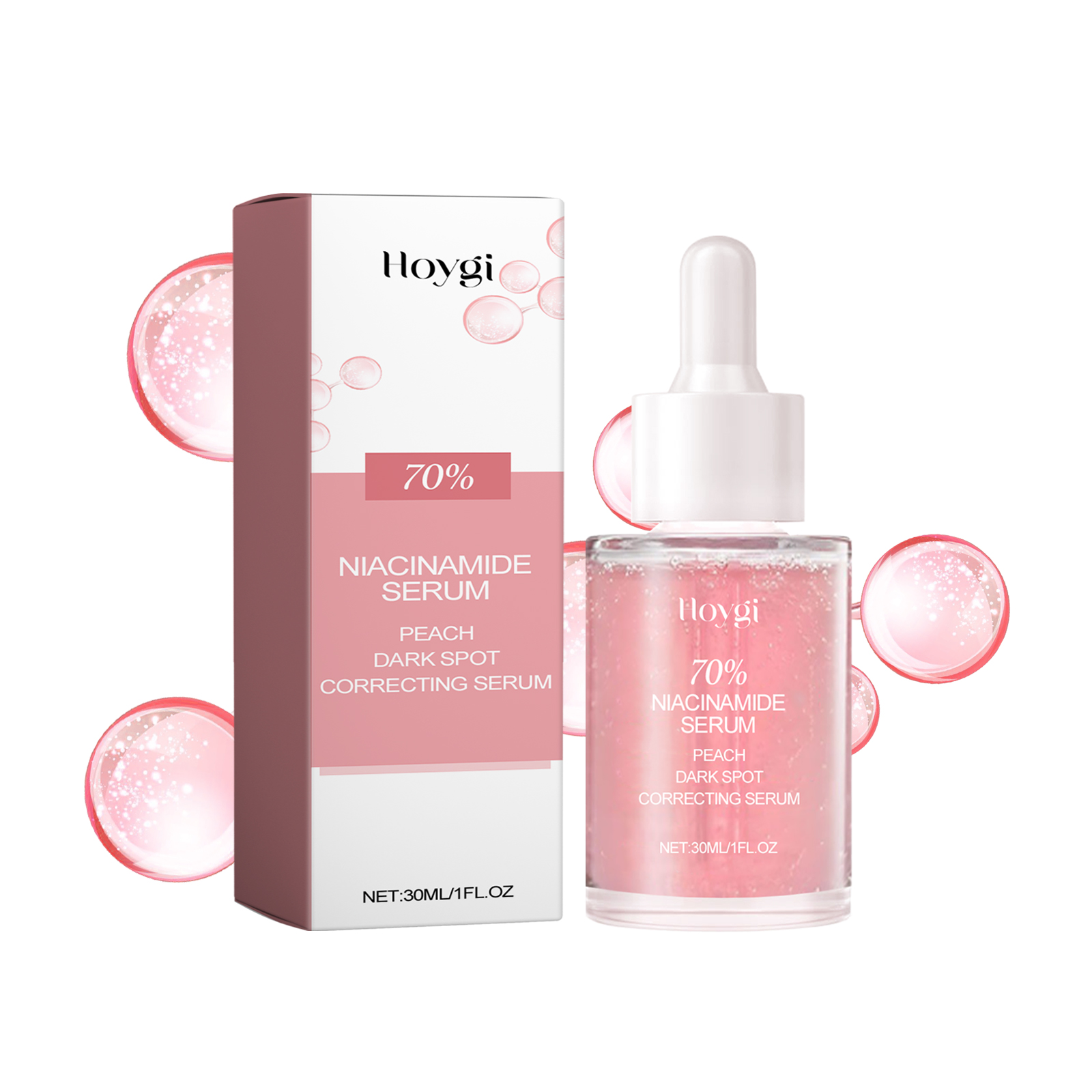 Hoygi Nicotinamid-Serum spendet Feuchtigkeit, verfeinert dunkle, porentiefe Bereiche und belebt die Gesichtsmuskulatur._voghion.com