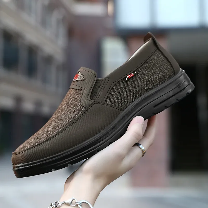Lightweight Men Casual Breathable Canvas Loafers Slip-on Driving Shoes Wear-resistance Mens Sneakers ato Hombre_voghion.com