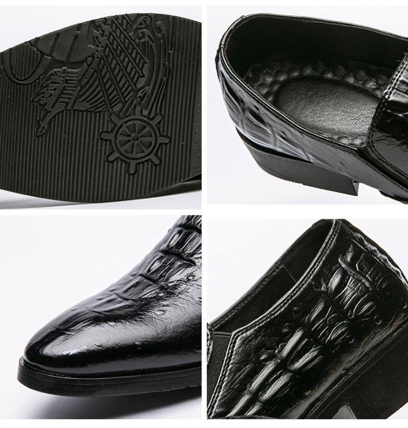 Botines de cuero genuino para hombre_voghion.com