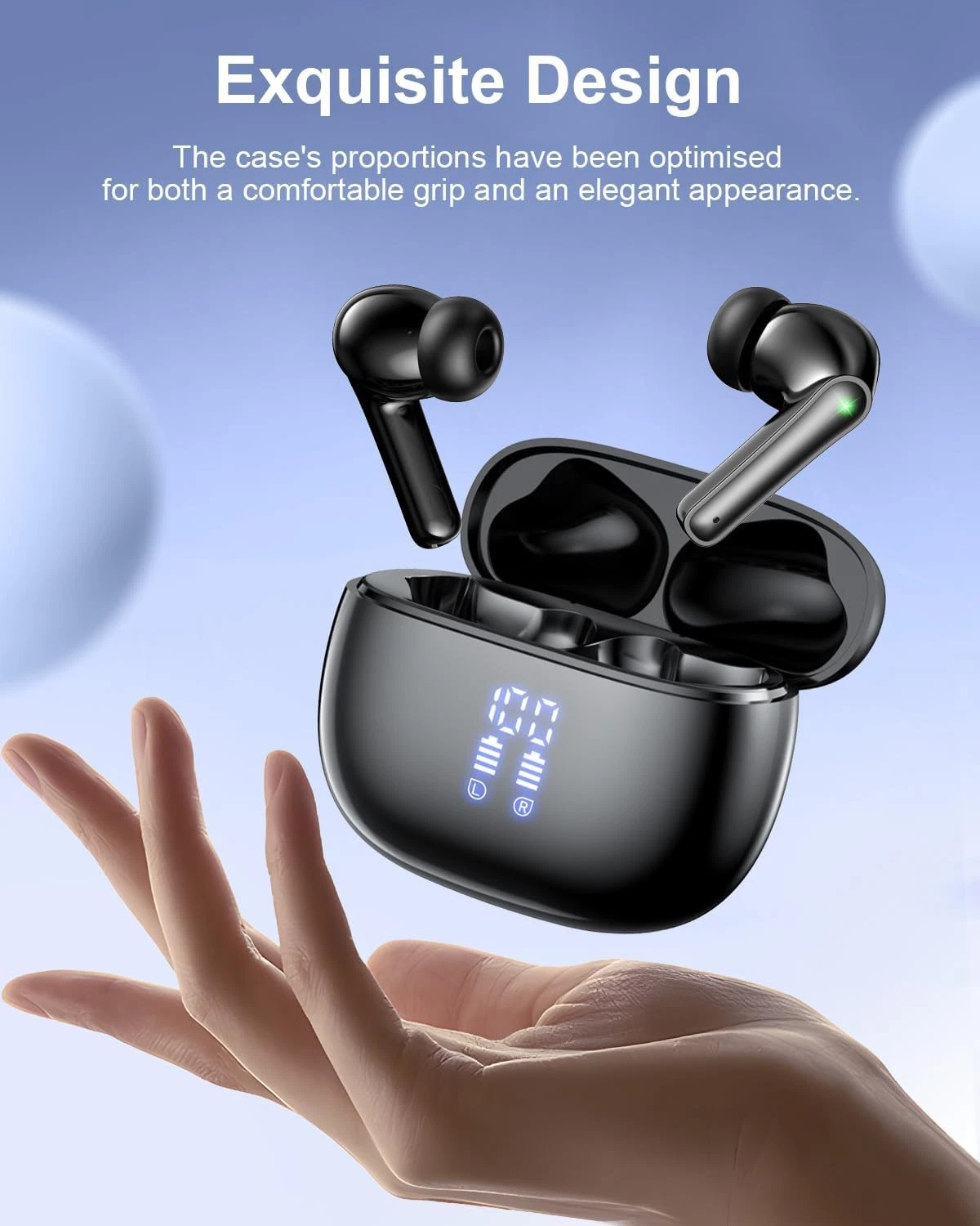 New Wireless Bluetooth 5.4 Earbuds Headphones For IPhone Samsung Galaxy Android_voghion.com