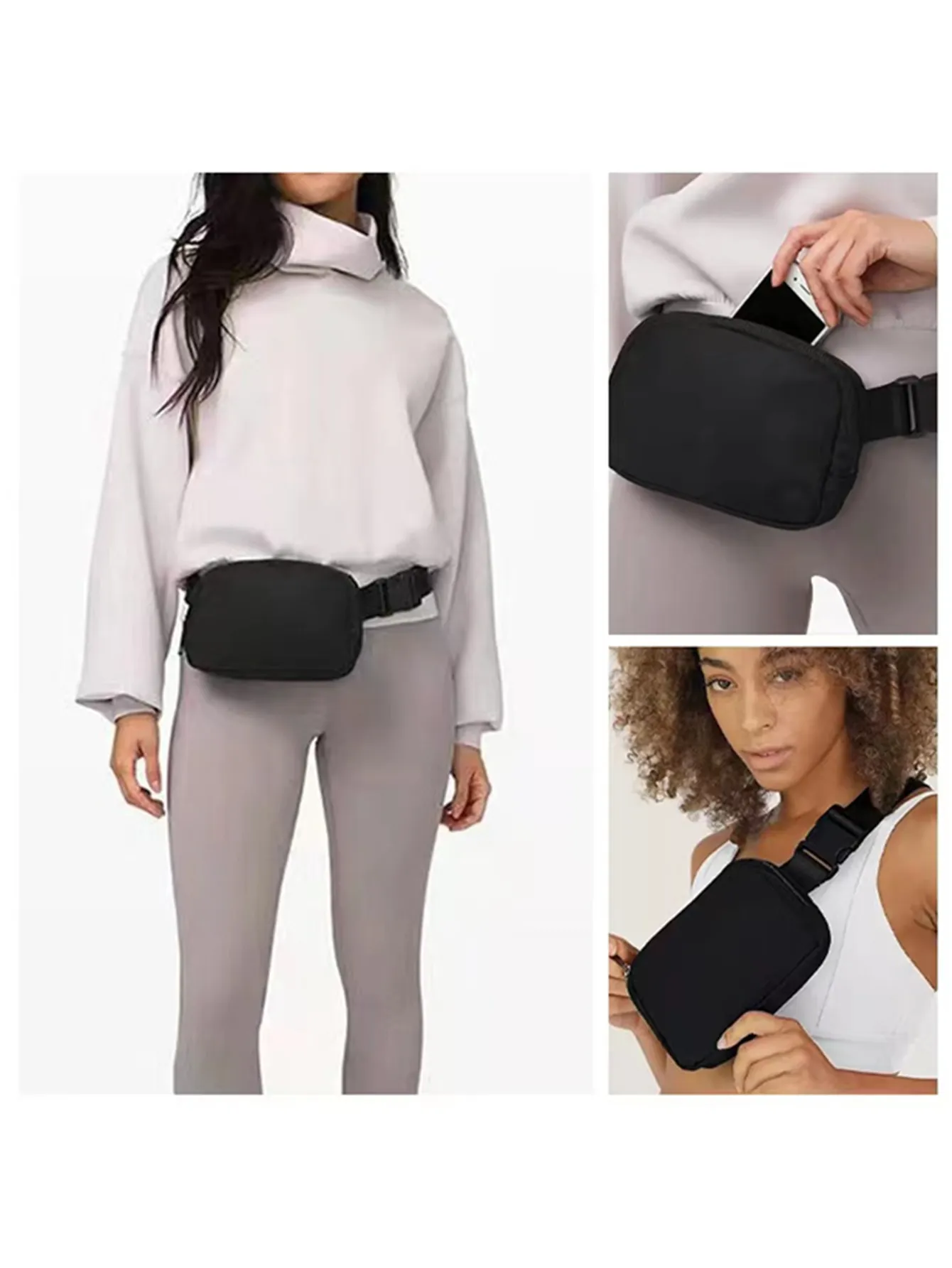 Sport Waist Bag Running Belt Bum Waterproof Cycling Women Fanny Pack Wallet Pouch Portable Phone Gym Jogging Cross-Body_voghion.com