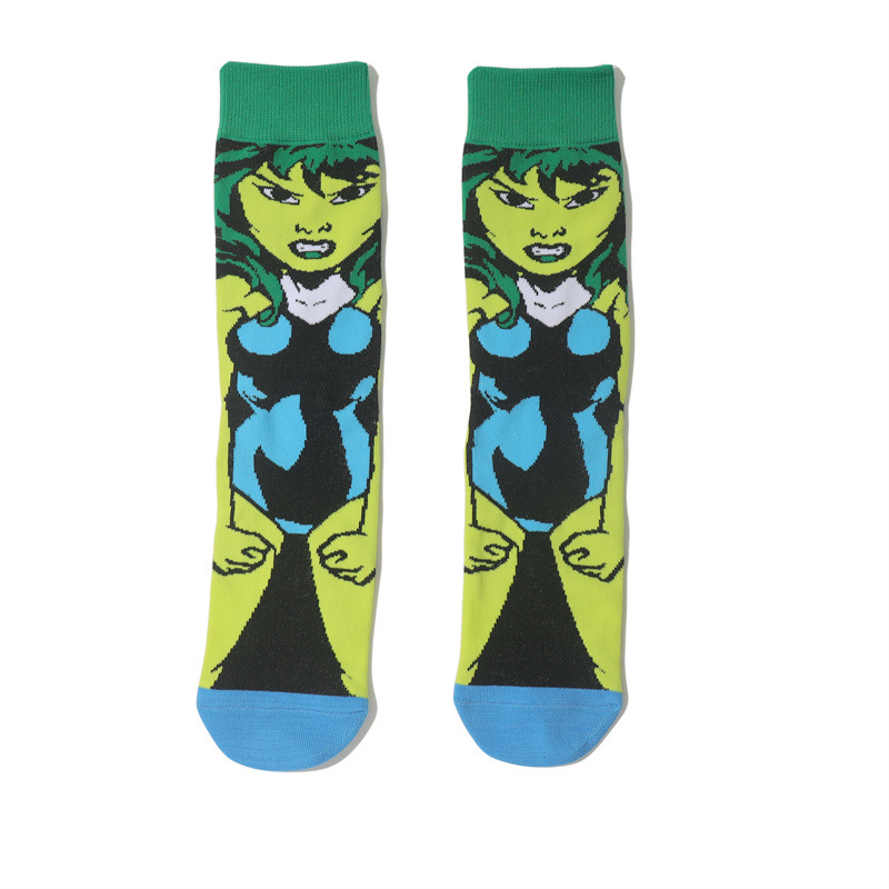 2025d Anime Cartoon For Men, Breathable And Comfortable Cotton Long Socks With Characters_voghion.com