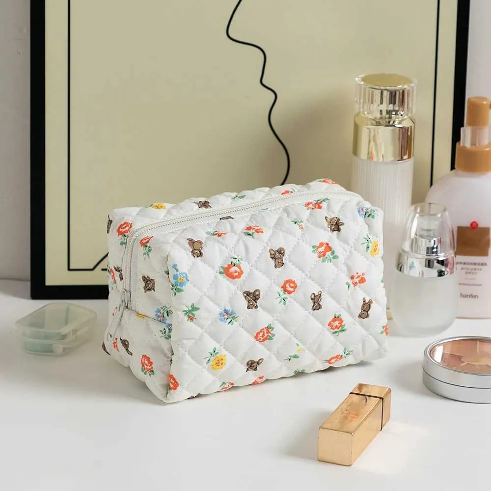 für Frauen Organizer Korean Wer Printing Womens Reise Make-up Tasche Beauty Box Y241023_voghion.com