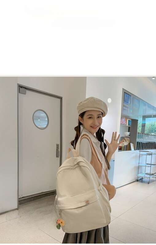 Lightweight And Simple Bag For Female College Students, Large Capacity Backpack, Travel Computer Bag_voghion.com