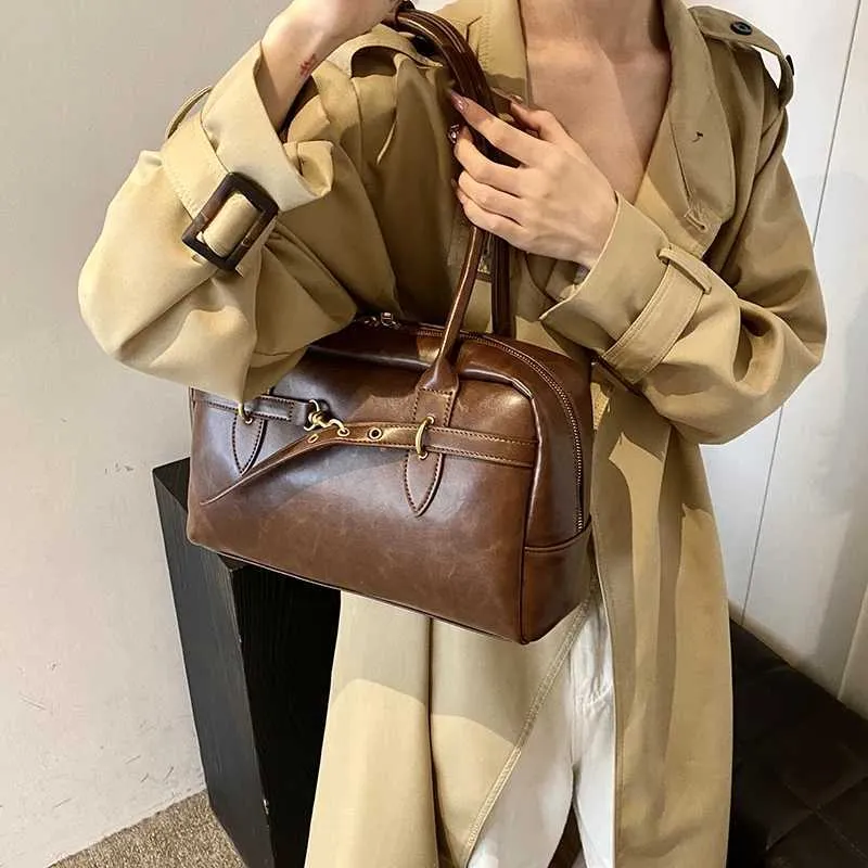 Pu lederen schoudertas dames koreaanse crossbody handtas stijl_voghion.com