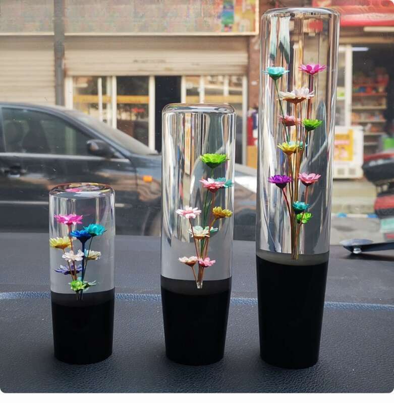 JDM Water Flower Row Automatic Creative Manual Crystal Personalized Modification Universal Wave Stick Head Gear_voghion.com