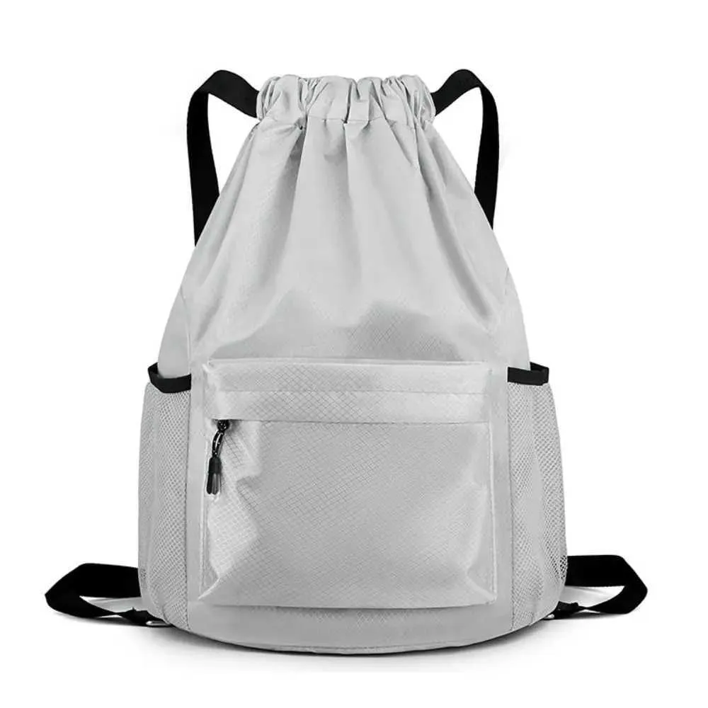 Fashion Nylon Drawstring Large Capacity School Student Backpack 5 Colors Waterproof Computer Bag UnisexC241011C241011_voghion.com