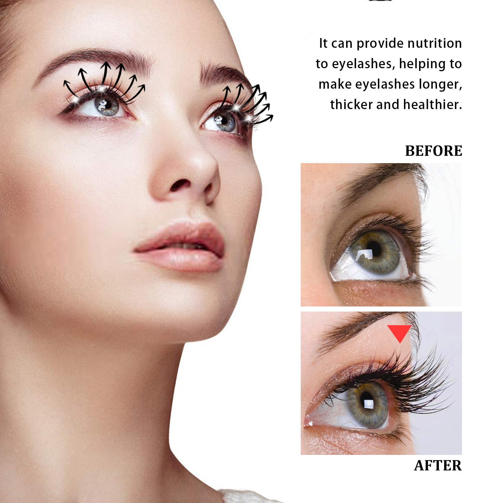 EELHOE eyelash solution is naturally beautiful, slender, mild, dense, dark, curly, and long-lasting without smudging_voghion.com