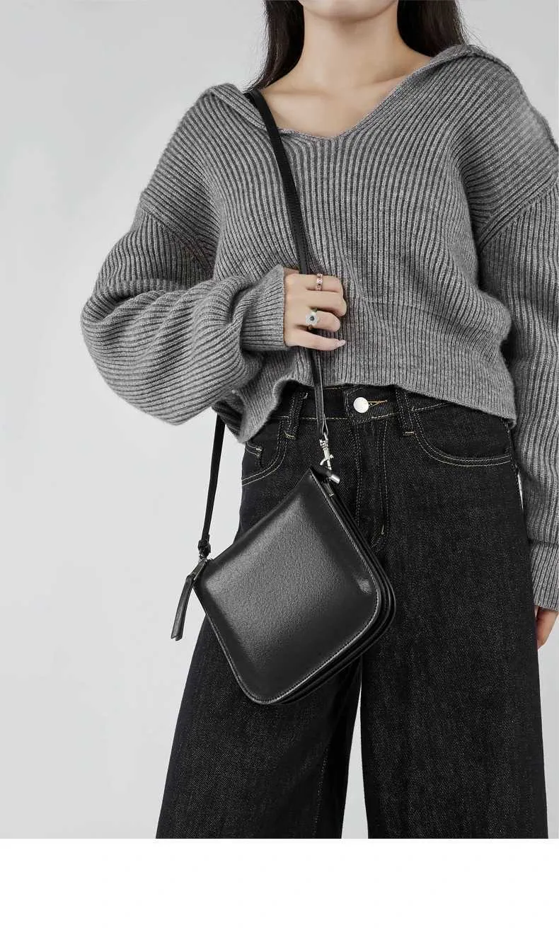 Genți mici de umăr crossbody din piele naturală Toptrends cu 3 straturi pentru femei 2025, poșete de designer Celhone pătrate_voghion.com
