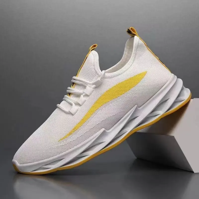 Spring And Autumn Blade Men's Lightweight Casual Sneakers Comfortable Thick Bottom Running Men Tide Shoes_voghion.com