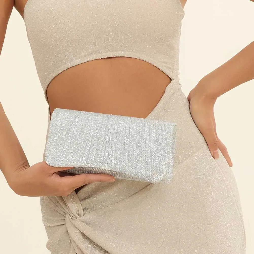 Sac à main Sparkg Clutch Sparkg épaule pendentif de mariage date sac de nuit entièrement assorti pour femmes Y241019_voghion.com