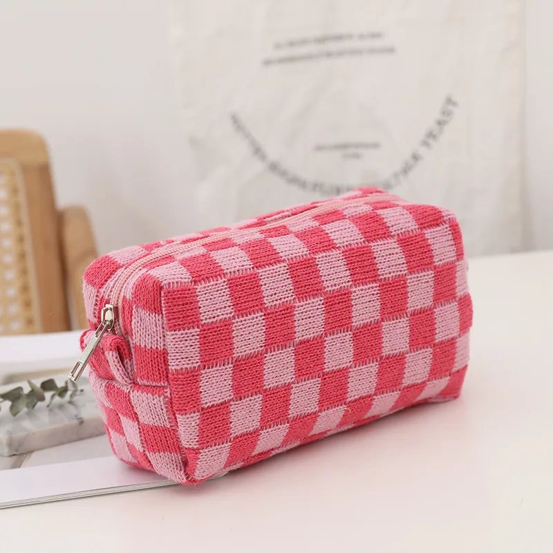 Trousse de maquillage de voyage portable et mignonne pour femmes, trousse de toilette pour filles en voyage_voghion.com