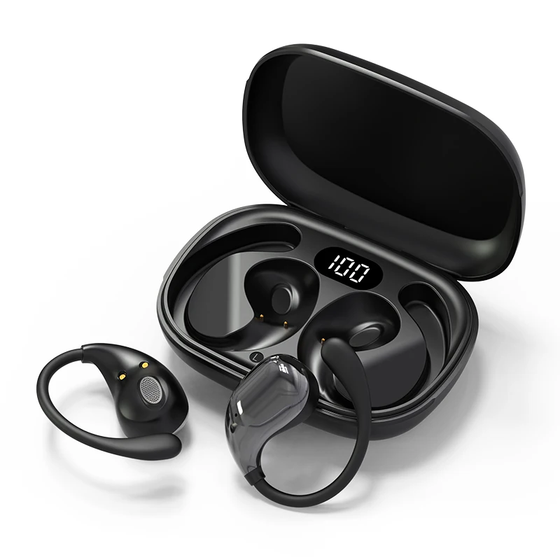 Écouteurs bluetooth sans fil à crochet hifi stéréo étanche_voghion.com
