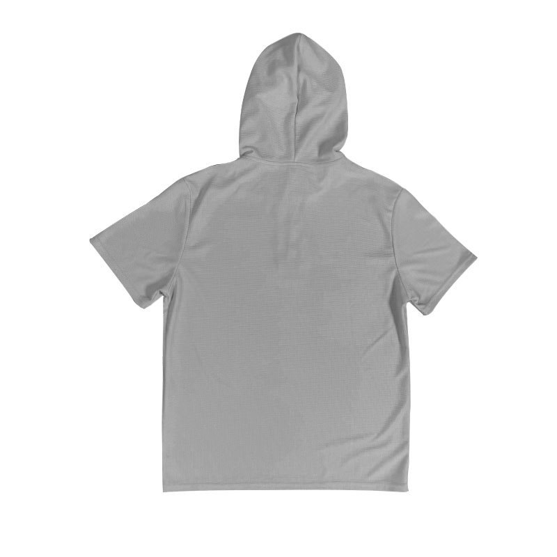 2024 New Summer Short Sleeved T-shirt Men's Hooded Top American Henry Shirt_voghion.com