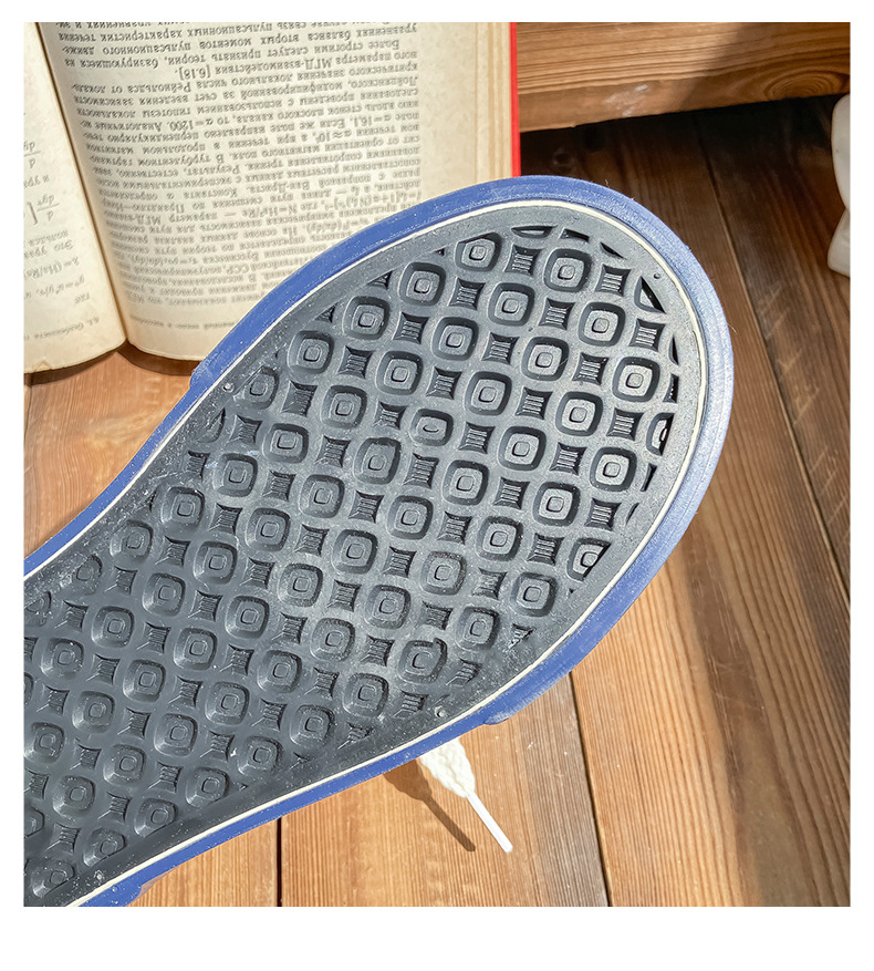 Women's Canvas Shoes Casual Round Toe Thick Sole Trainers_voghion.com