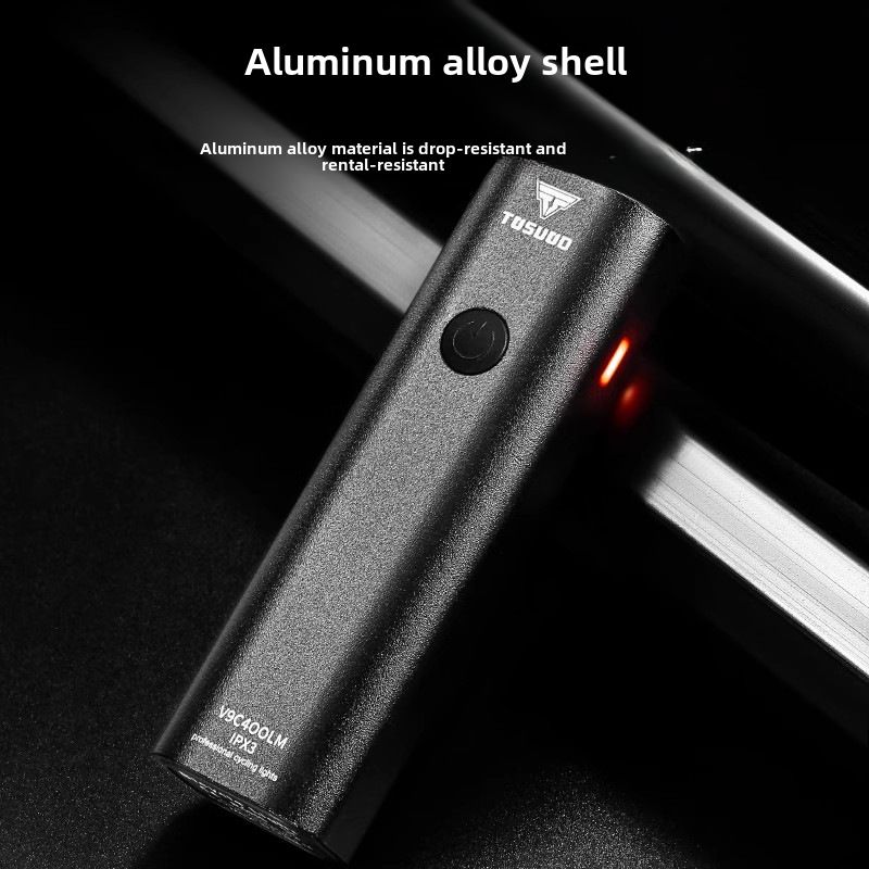 Road Night Light USB Charging Flashlight Mountain Bike Headlight Riding_voghion.com