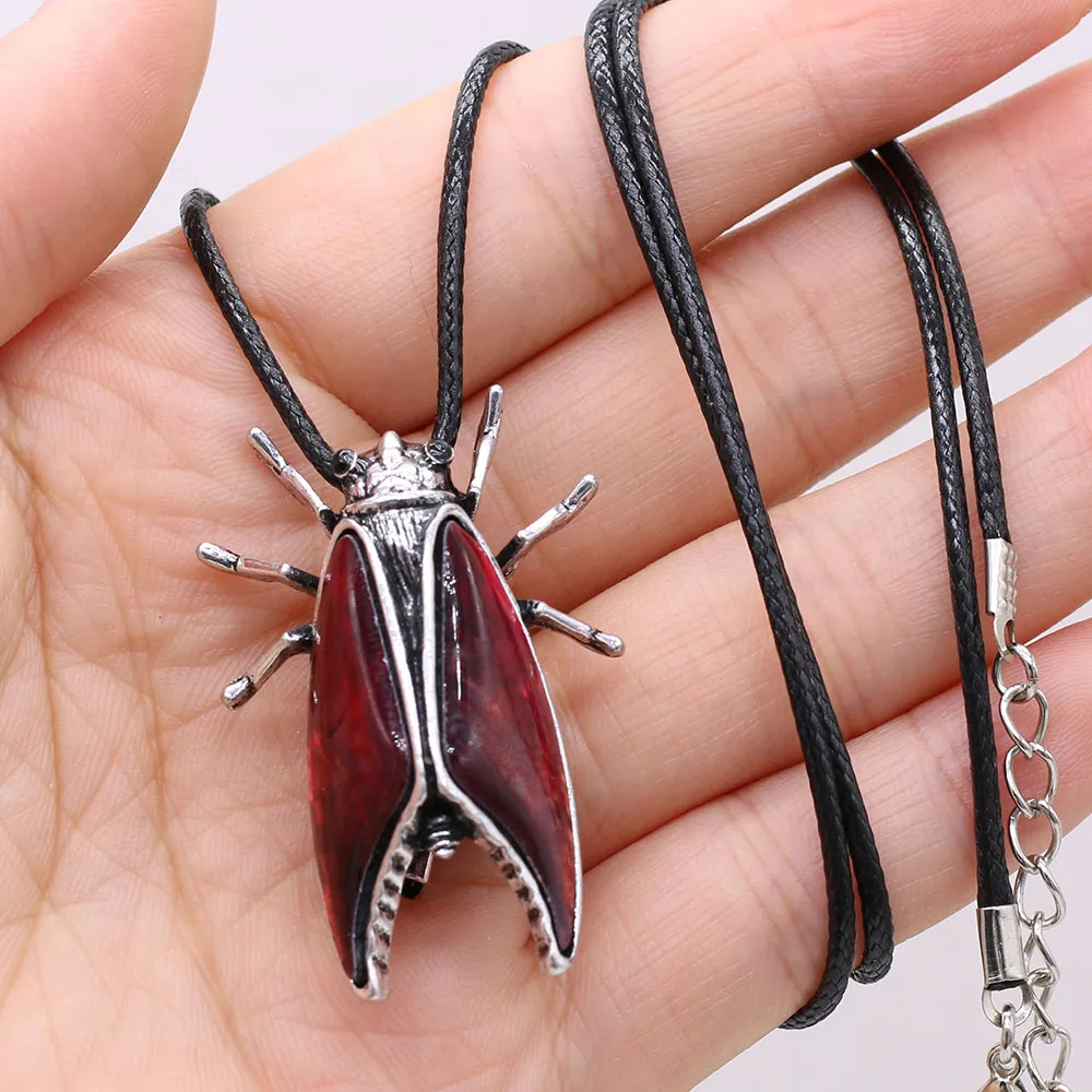Anhänger Halsketten Natürliche Muschel Halskette Insektenform 28x40mm für DIY Schmuckherstellung Armband Wohndekoration Geschenk_voghion.com