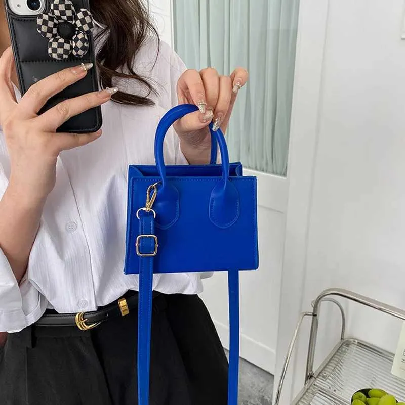 Elegant Top Handle Shoulder Bag For Women Solid Color Pu Leather_voghion.com