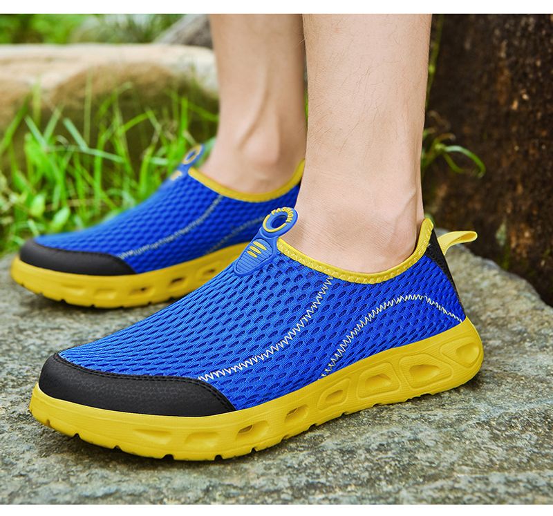 Grote Wasserschuhe Outdoor-Sport-Wasserschuhe Herrenschuhe Mesh-Stoff atmungsaktive Wanderschuhe_voghion.com