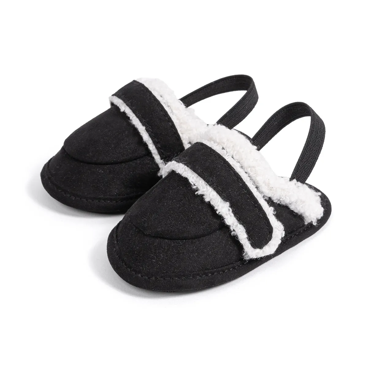 Pantofole neonato morbide in peluche calde per inverno ed interno_voghion.com