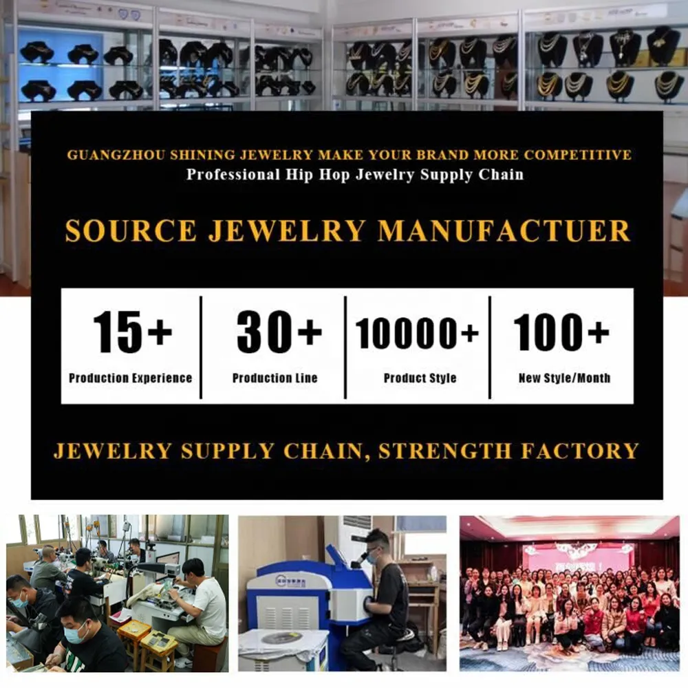 Mossanite 8mm 10mm 12mm dropshipping placcato oro argento hip hop ghiacciato moissanite catena a maglie cubane gioielli DMQG_voghion.com