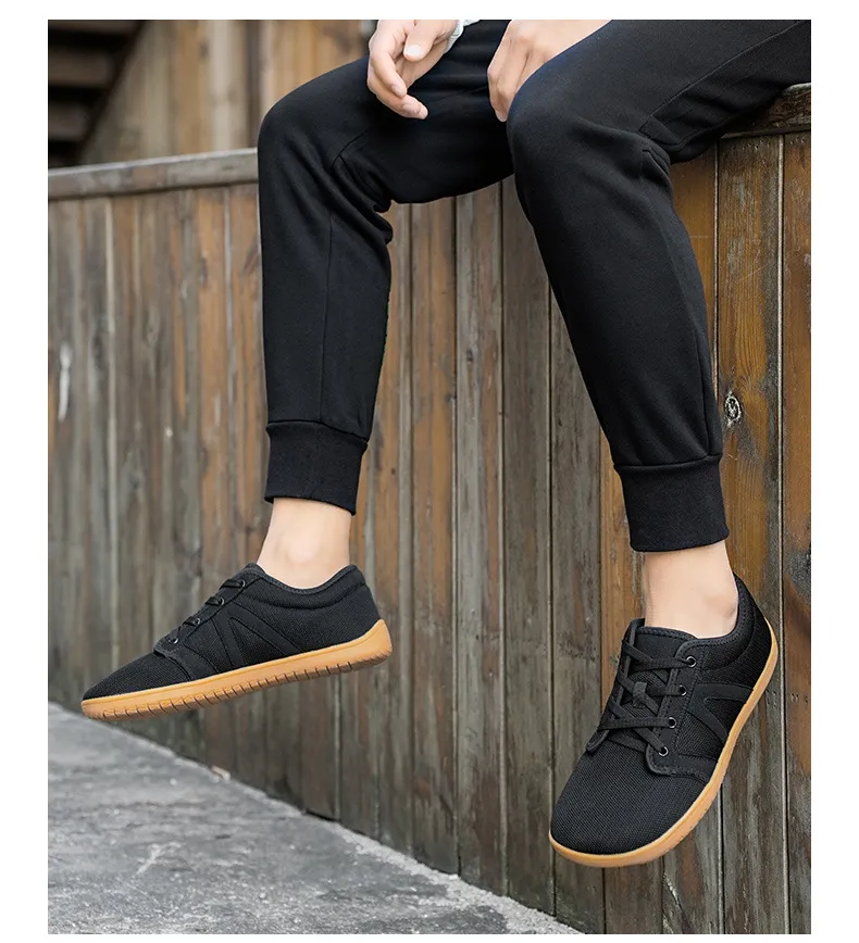 Wide Summer Running New Headed Sports Soft Sole Barefoot Men's and Women's Casual Breathable Mesh Shoes Lhshoe_voghion.com