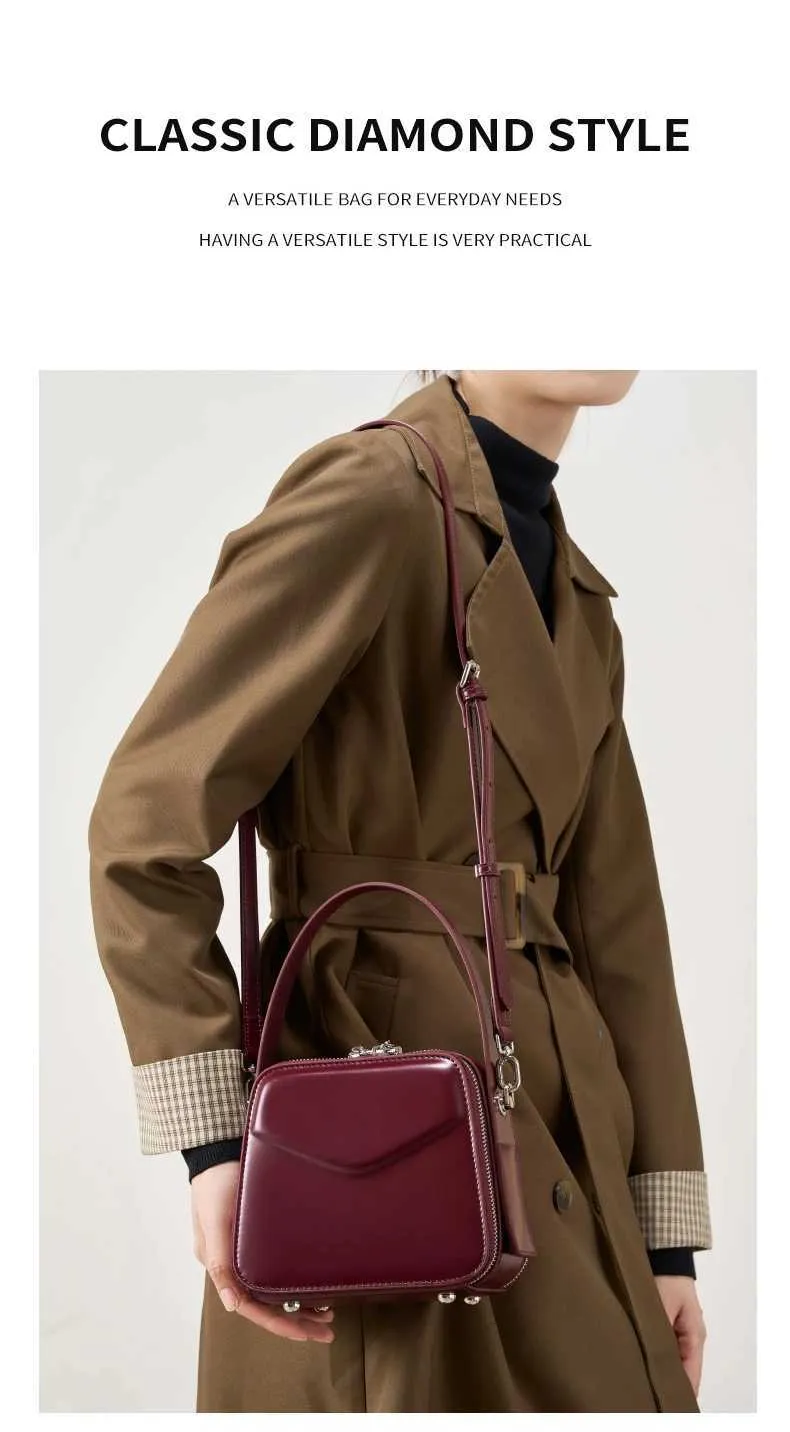 Burminsa Chic Véritable Cuir Petit Fourre-Tout Sacs À Main Pour Femmes Nouveau 2025 Designer Box Sacs À Main Dames Bandoulière Bandoulière_voghion.com