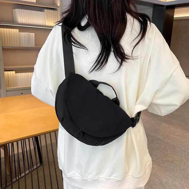 Borsa a tracolla elegante da donna borsa spalla e marsupio nylon_voghion.com